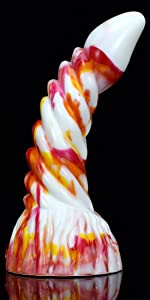 Colorful Curved dildo