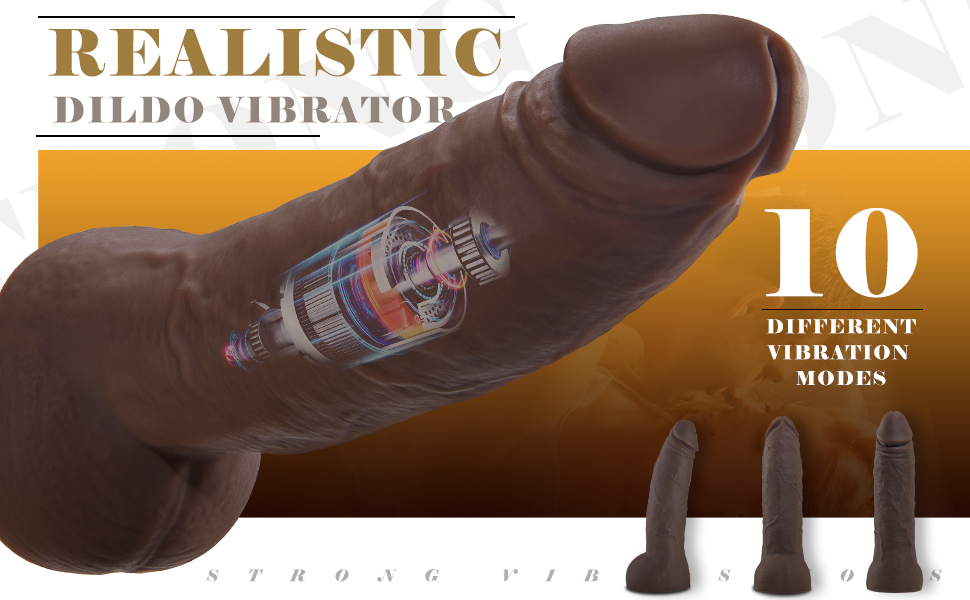 realistic vibrating dildo
