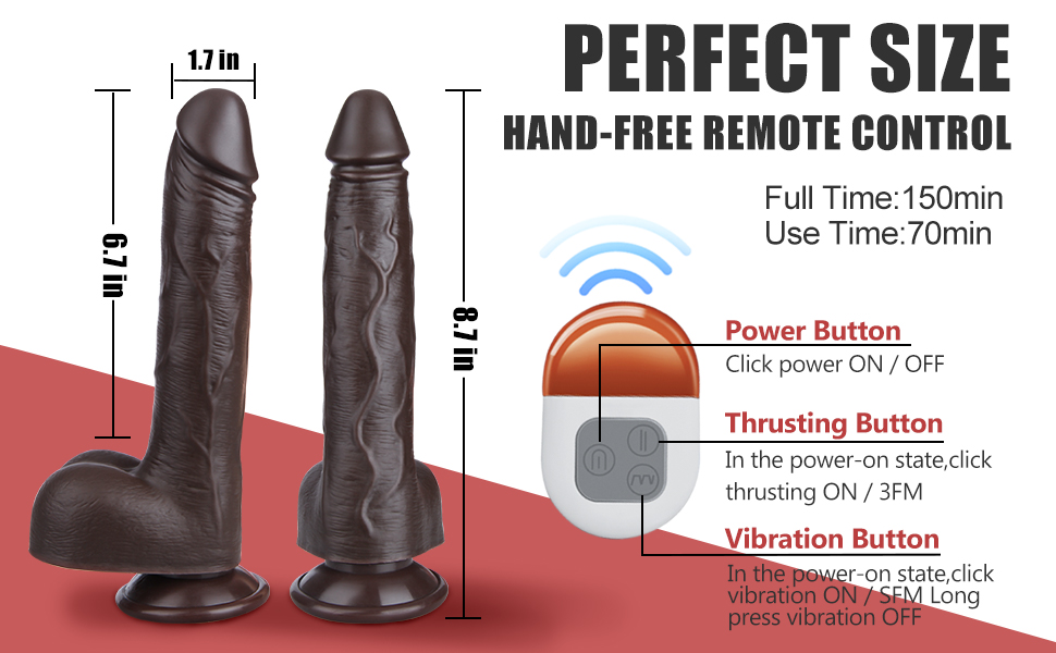 vibrating thrusting dildo