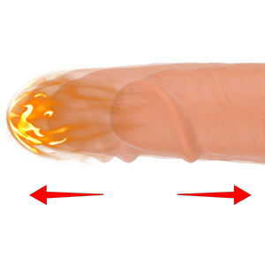 Thrusting dildo