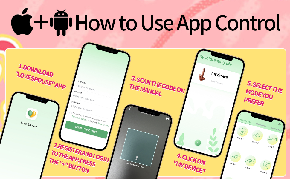app control dildo