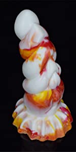 Multi colored anal plug