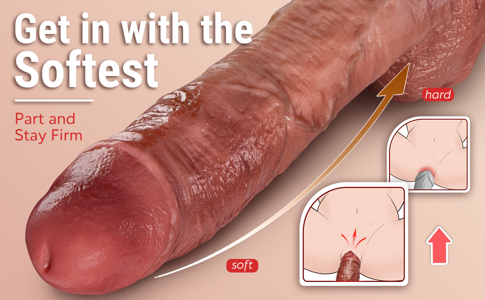 Adult Sex Toys for Women Soft Large Dildos Flexible  Dual Density dildo