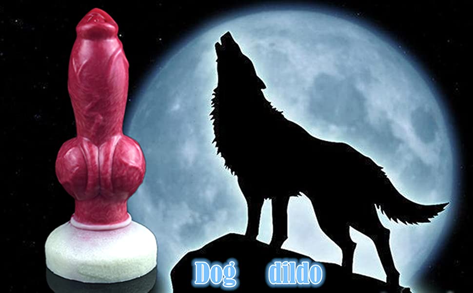 Artificial dog dildo wolf dildo