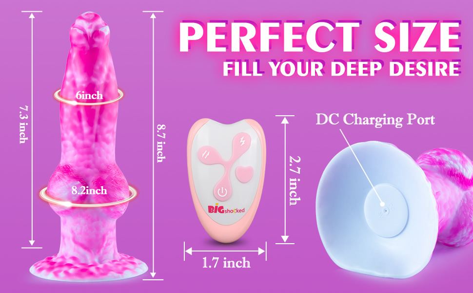 Thrusting Vibrating Dildo Vibrator