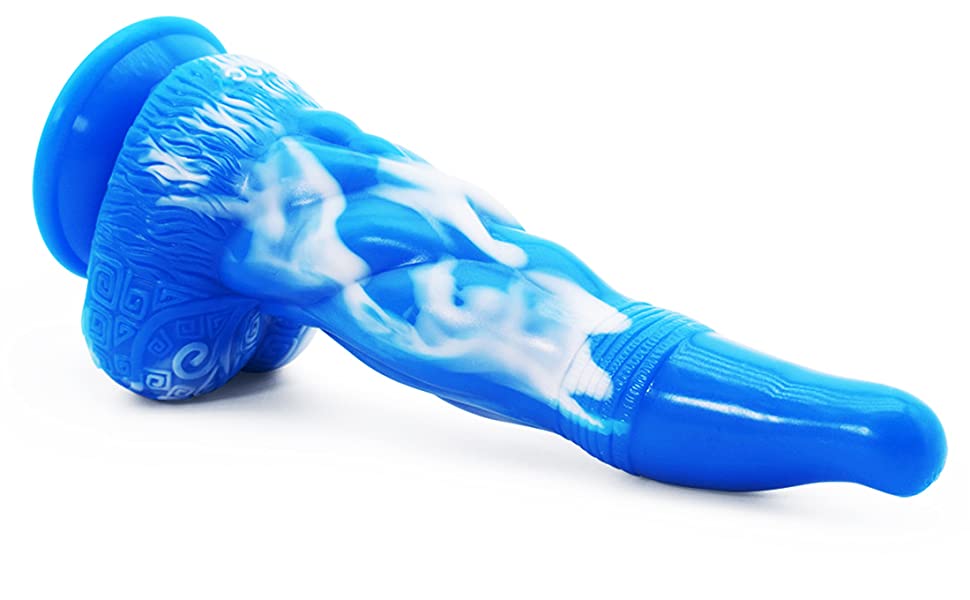 Multi colored anal dildo