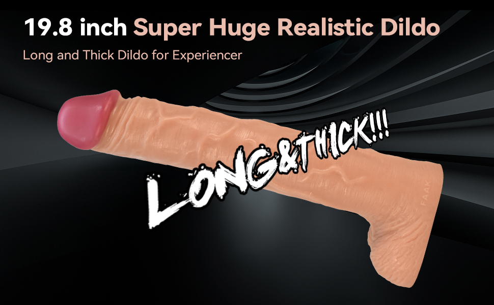 19.8 inch super huge realistic dildo