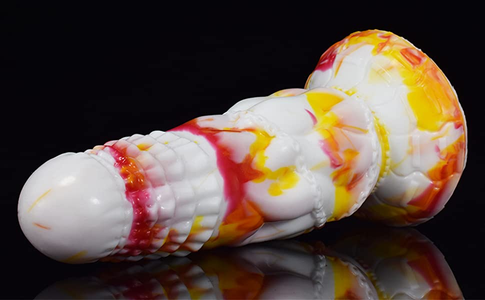 Multi color dildo anal toy