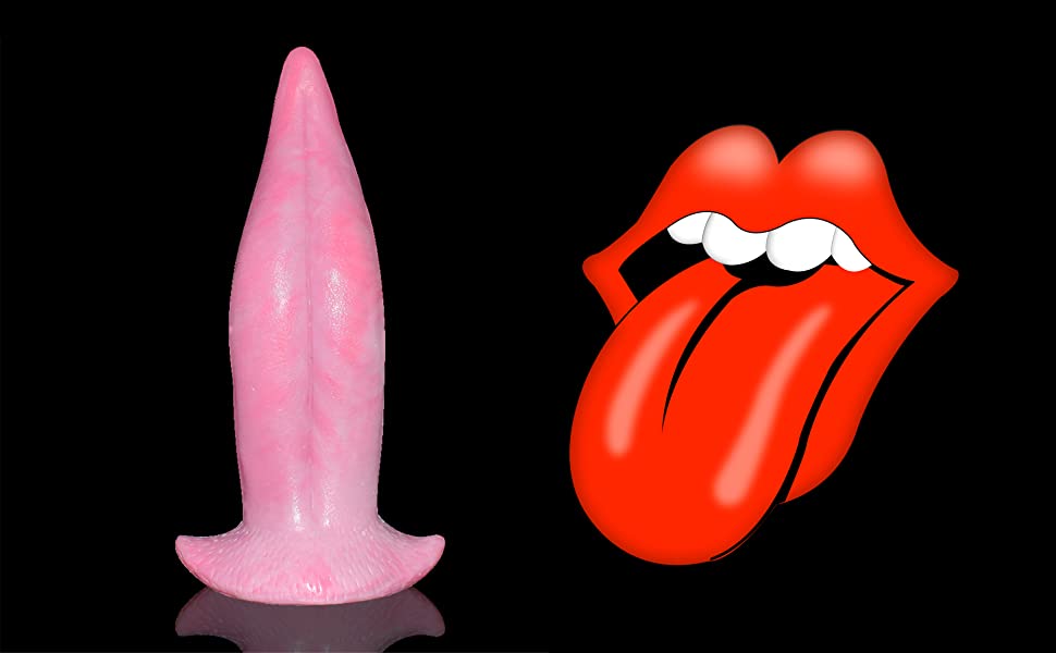 tongue shape dildo