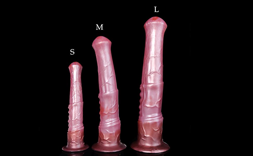 Long size artificial horse dildo