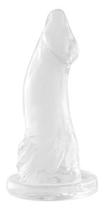 Crystal dolphin plug dildo