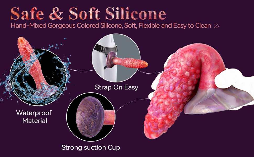 safe and soft silicone material
