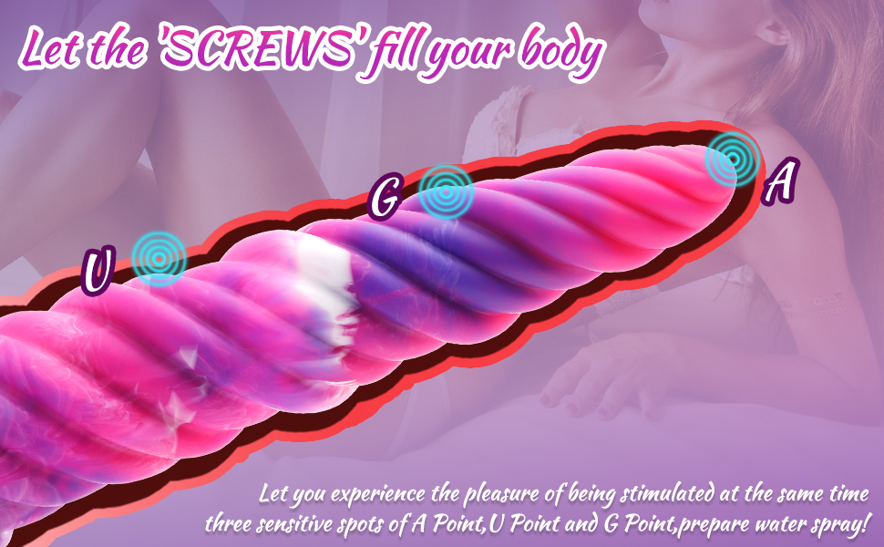 this is good for Stimulate your vagina, Let you no longer need a man, spiral design
