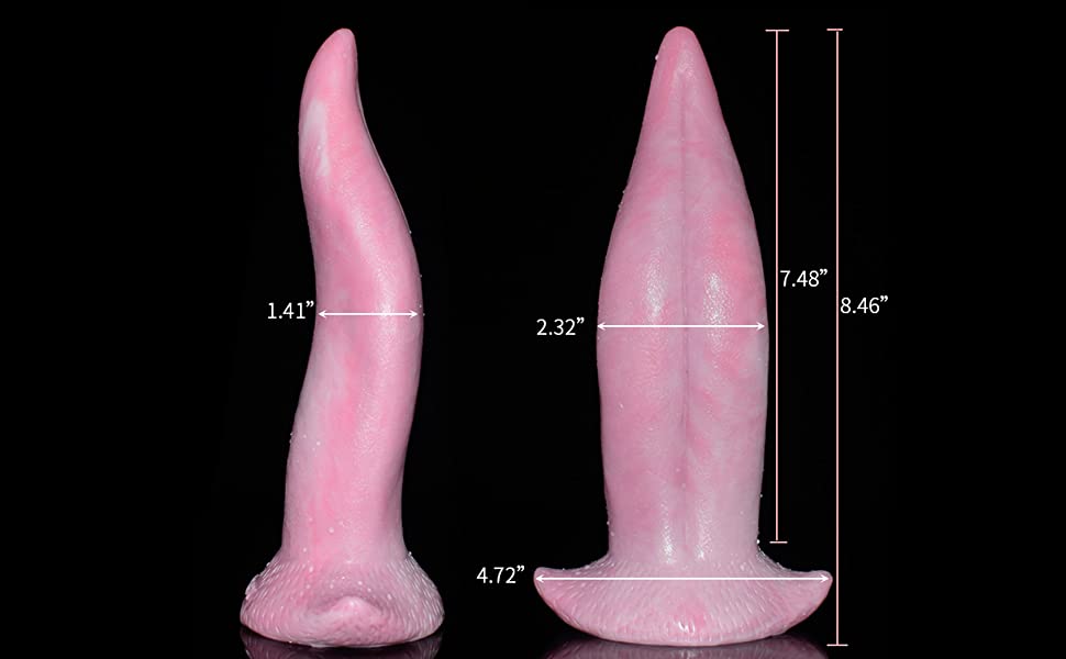 tongue shape dildo