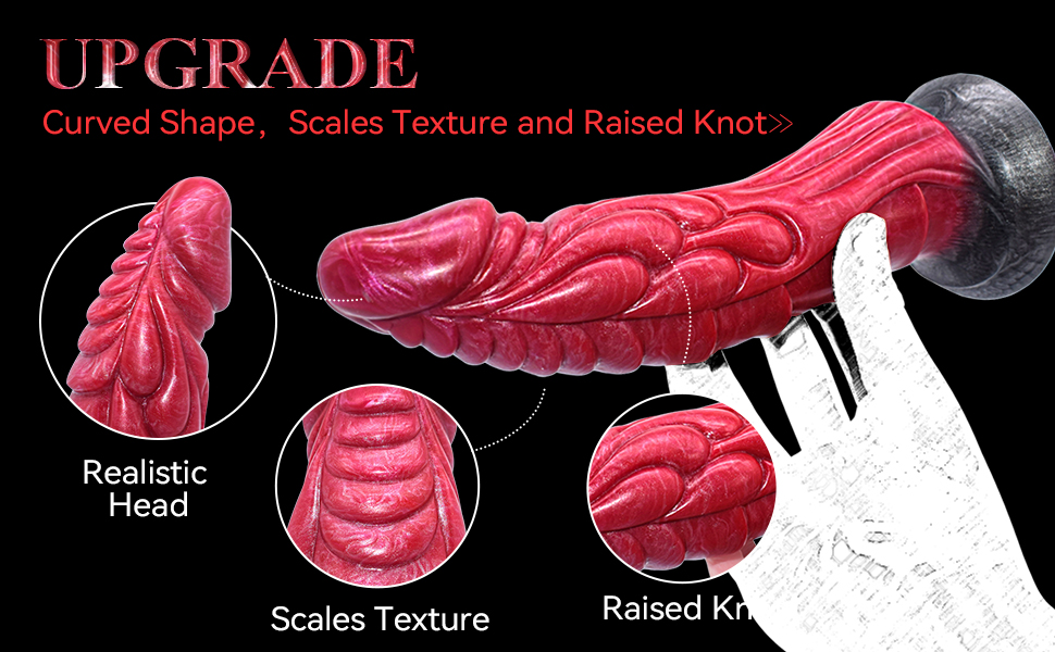 Scales texture and raised knot to get you high
