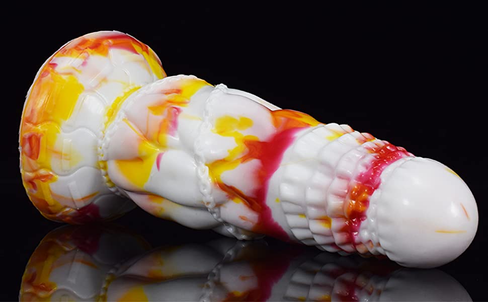 Multi color dildo anal toy
