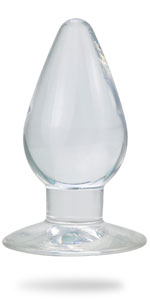 Transparent anal plug