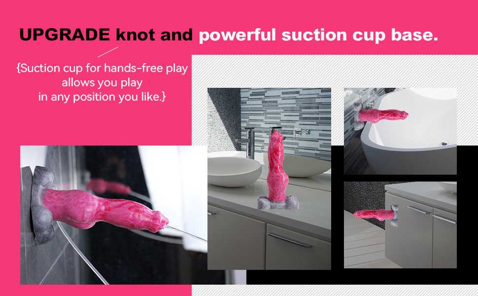 Upgrade knot and powerful suction cup base