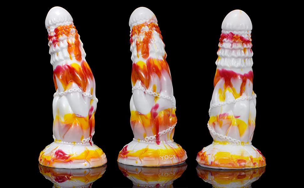 Multi color dildo anal toy