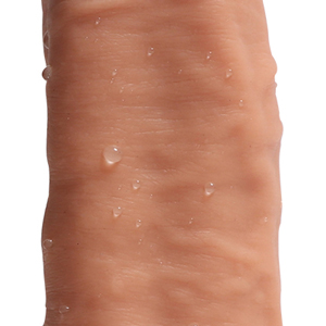 Hyper Realistic Dildo Dual Layered Liquid Silicone Bendable Sex Toy with Suction Cup 8 Inches