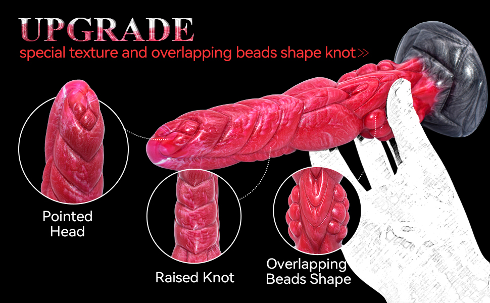 overlapping beads shape knot