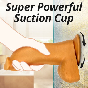 Realistic Dildo with Powerful Suction Cup for Women and Men