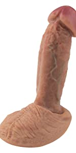Realistic Dildo with Ultra Huge Suction Cup