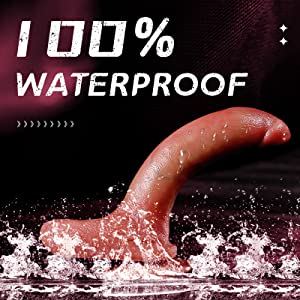 waterproof dildo with foreskin