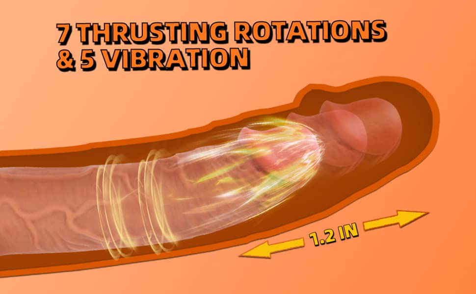 Thrusting Vibrator Dildo