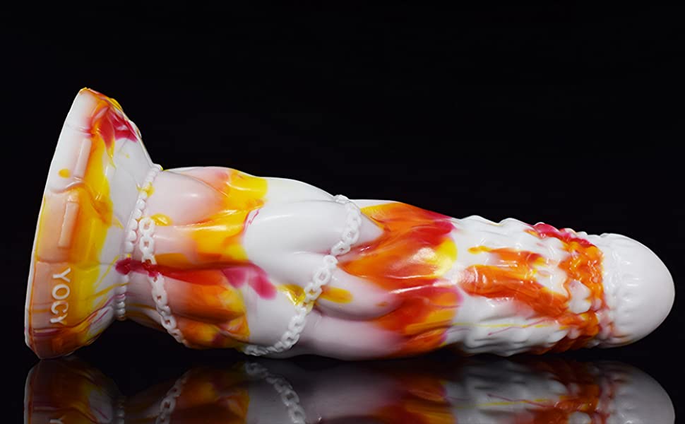 Multi color dildo anal toy