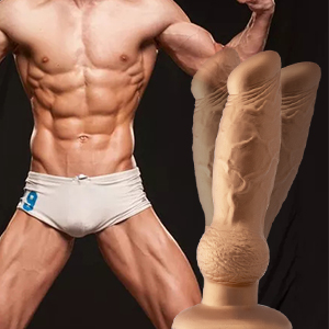 Realistic Dildo, Bent Freely