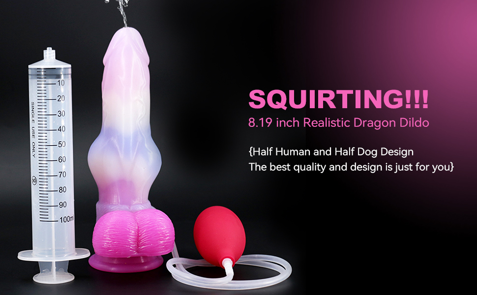 8.19 inch realistic Dragon dildo