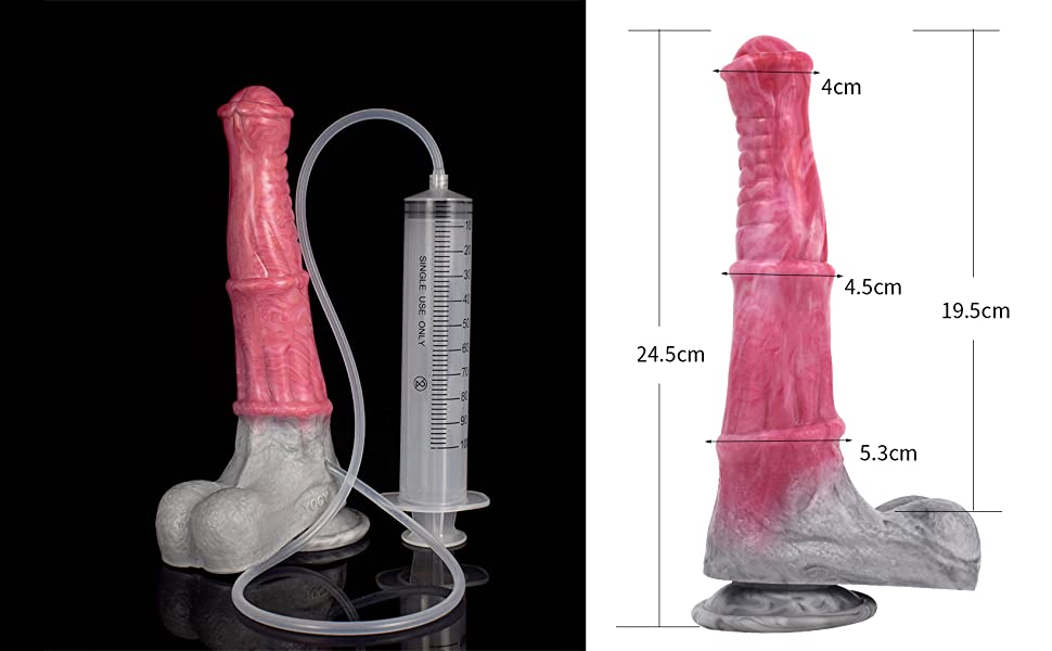 Squirting dildo,artificial horse dildo