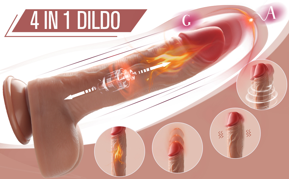 Thrusting Dildo Vibrator