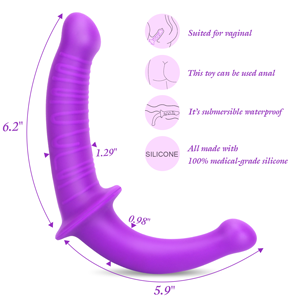 Strapless Strapon dildo lesbian