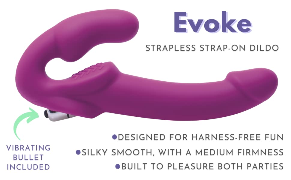 strap u strapu evoke strap on harness strapless silicone harness free medium firmness sex toy dildo