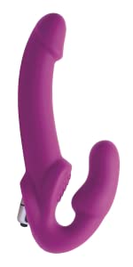 AE826 Strap u Evoke strapless strap on vibrator sex toy double ended dildo for men women couples