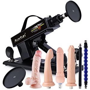 Sex Machine with 6 sex toys+ 1 suction cup adapter