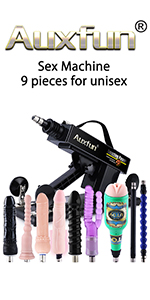 sex machine with 9 pieces sex toys