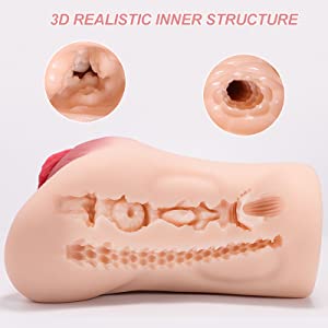 realistic male masturbator
