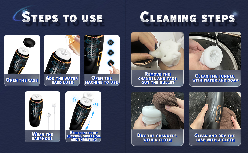 Usage and clean steps