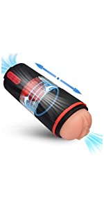 2IN1 Automatic Male Masturbator Licking