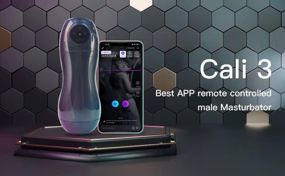 Cali app remote controlled male masturbator