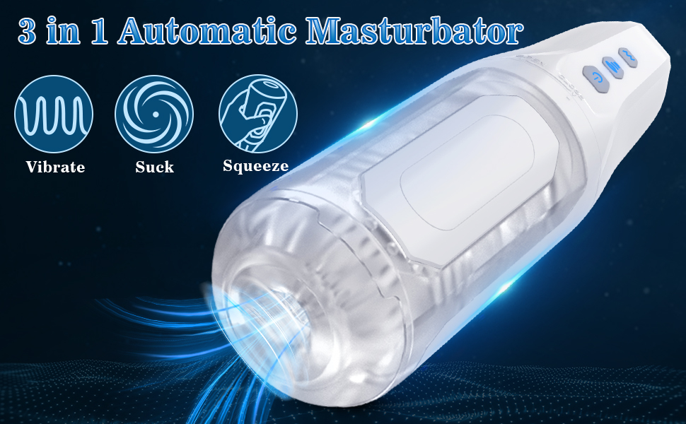 Automatic male masturbator