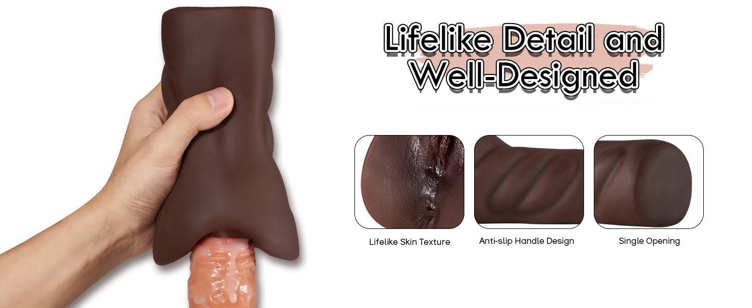 Brown Male Masturbator Toy