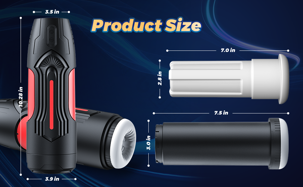 product size male vibrator