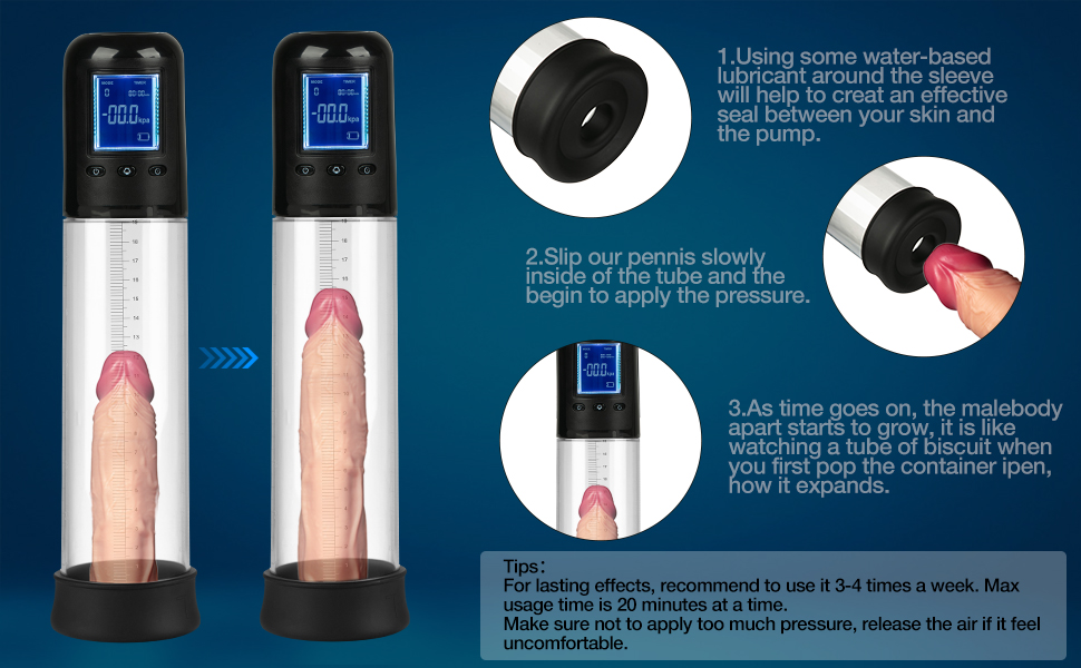 Electric Enlargement Vacuum Pump,Enlarge Air Pressure Device for Men