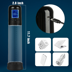 Electric Enlargement Vacuum Pump,Enlarge Air Pressure Device for Men