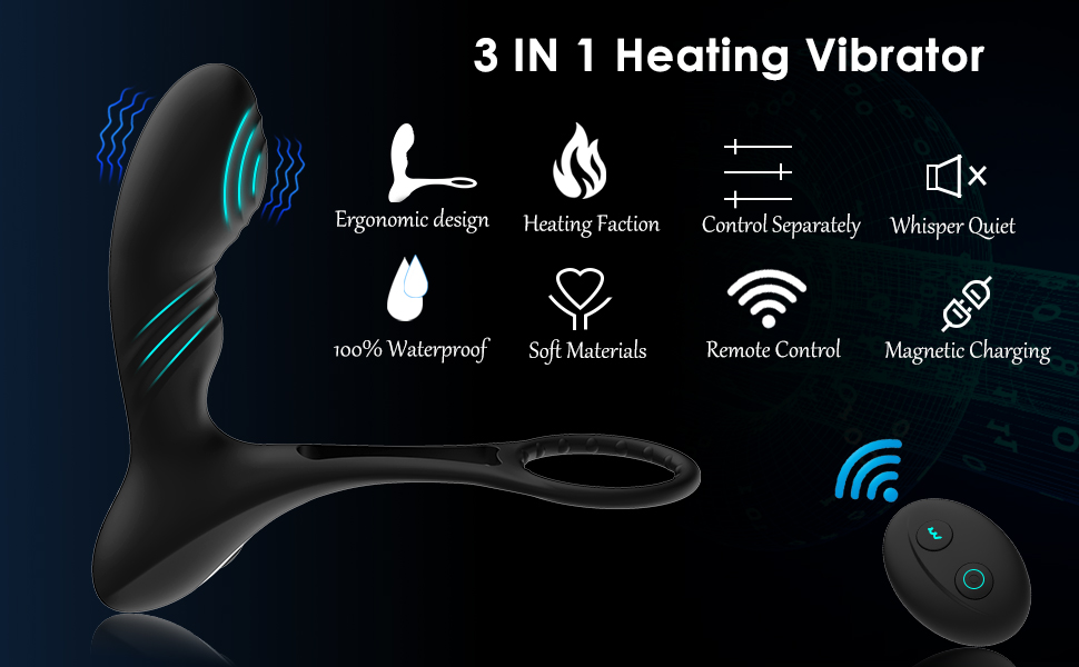 3 in 1 heating vibrator