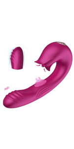Thrusting Tongue Licking Vibrator